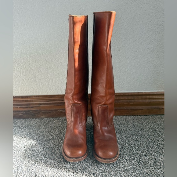 Dexter Brown Heeled Fall Boots - Picture 2 of 6